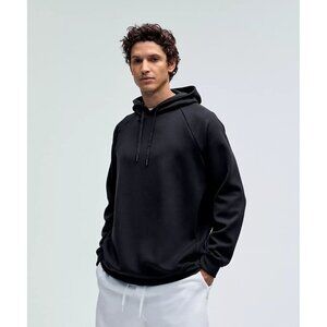 Smooth Spacer Pullover Hoodie - Black